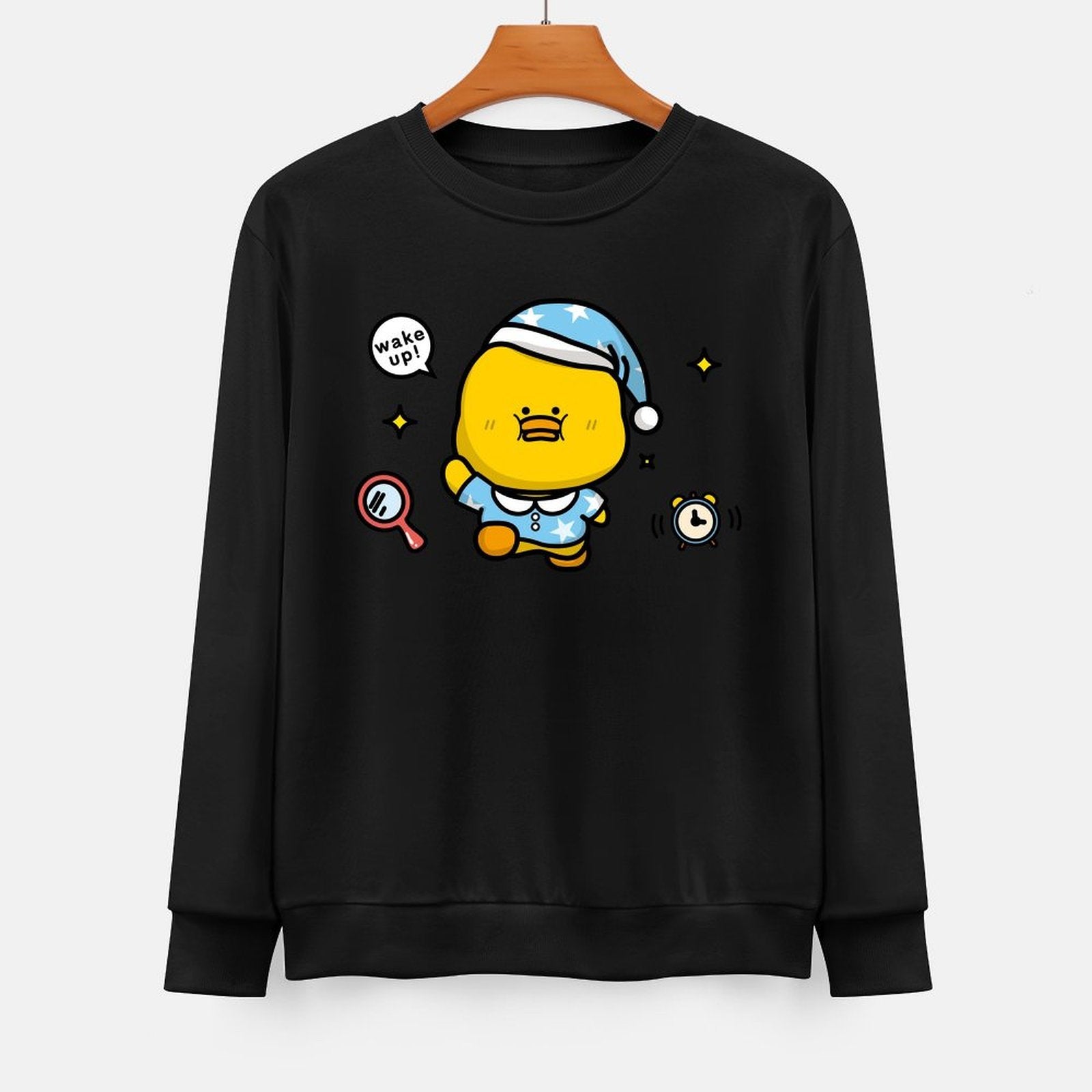 Front Patterned Long Sleeve TopEssential Daily